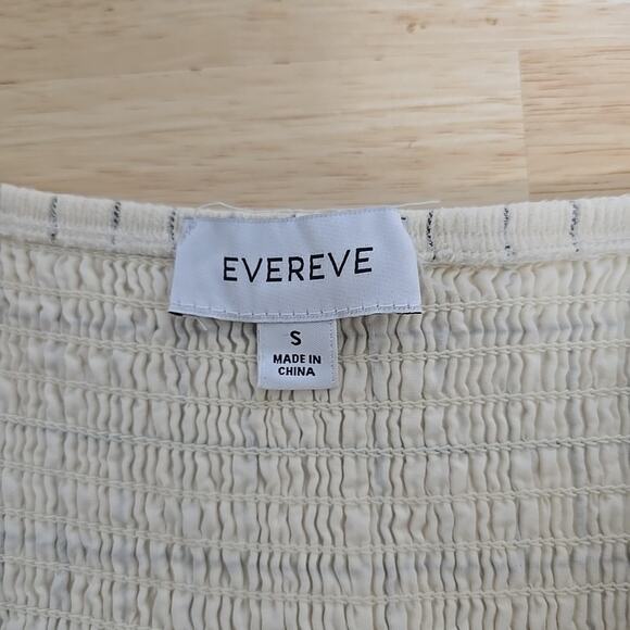 Evereve Mae Windowpane Plaid Ruffle Sleeve Maxi Dress Womens Size Small Smocked - Picture 3 of 9